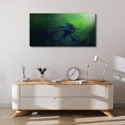 Tableau imprimé sur toile Le monde mystérieux de la pieuvre