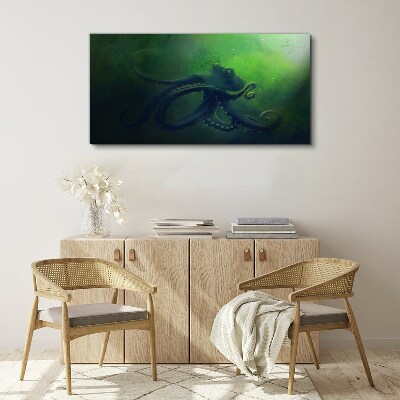 Tableau imprimé sur toile Le monde mystérieux de la pieuvre