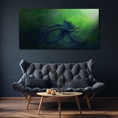 Tableau imprimé sur toile Le monde mystérieux de la pieuvre