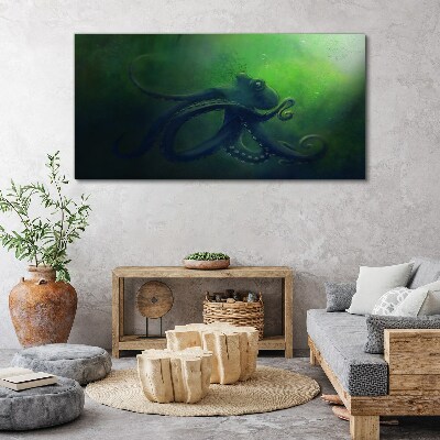 Tableau imprimé sur toile Le monde mystérieux de la pieuvre