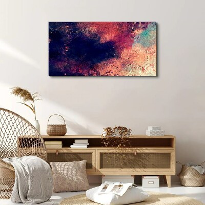 Tableau sur toile Paysage abstrait de couleurs