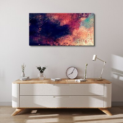 Tableau sur toile Paysage abstrait de couleurs
