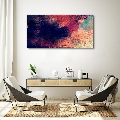 Tableau sur toile Paysage abstrait de couleurs
