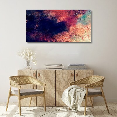 Tableau sur toile Paysage abstrait de couleurs