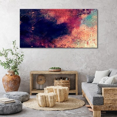 Tableau sur toile Paysage abstrait de couleurs