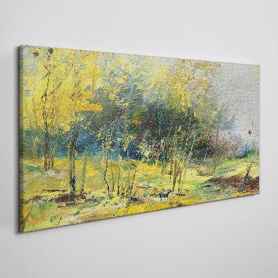Tableau sur toile Automne doré dans le parc