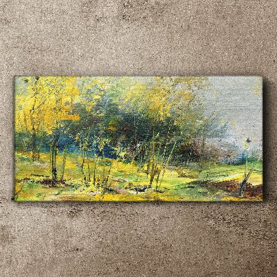 Tableau sur toile Automne doré dans le parc