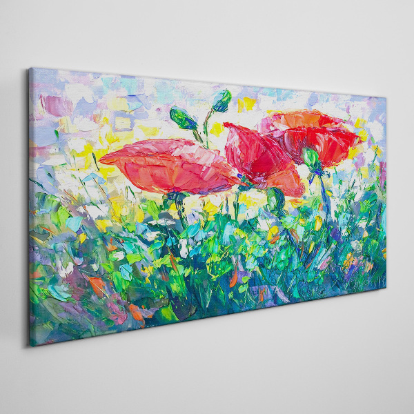 Tableau imprimé sur toile Un rêve floral en couleurs