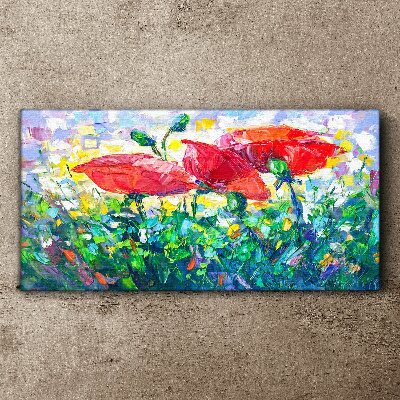 Tableau imprimé sur toile Un rêve floral en couleurs