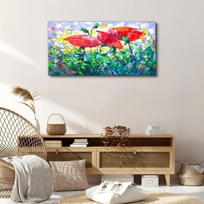 Tableau imprimé sur toile Un rêve floral en couleurs