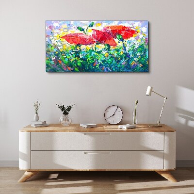 Tableau imprimé sur toile Un rêve floral en couleurs