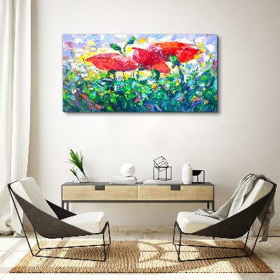 Tableau imprimé sur toile Un rêve floral en couleurs