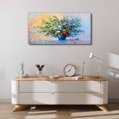 Tableau sur toile Bouquet de fleurs de printemps