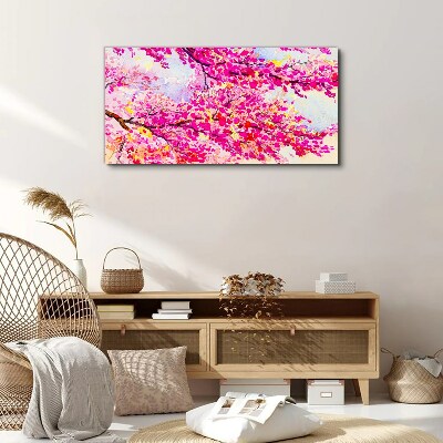 Tableau sur toile Explosions florales en rose