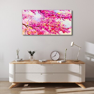 Tableau sur toile Explosions florales en rose