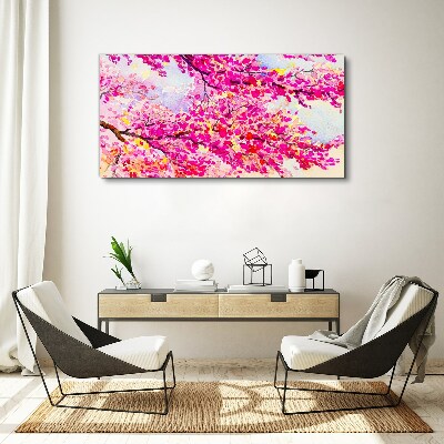 Tableau sur toile Explosions florales en rose