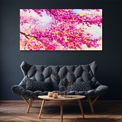 Tableau sur toile Explosions florales en rose