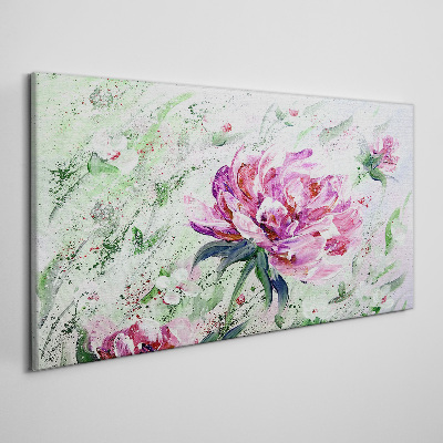 Tableau imprimé sur toile Composition florale aux tons pastel