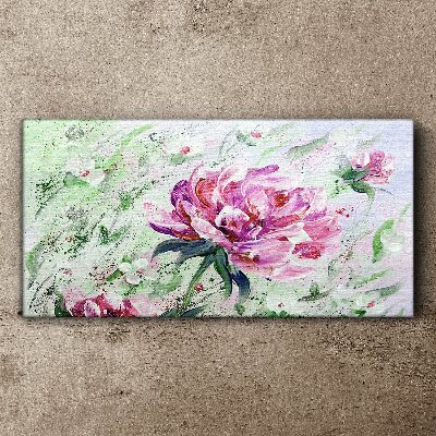 Tableau imprimé sur toile Composition florale aux tons pastel