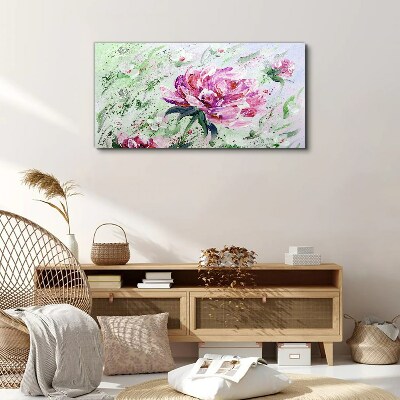 Tableau imprimé sur toile Composition florale aux tons pastel