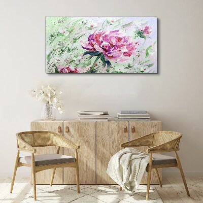 Tableau imprimé sur toile Composition florale aux tons pastel