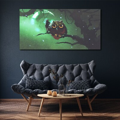 Tableau toile imprimée Discours de la Nuit Verte