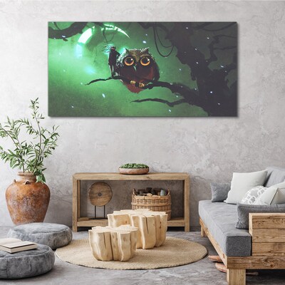 Tableau toile imprimée Discours de la Nuit Verte