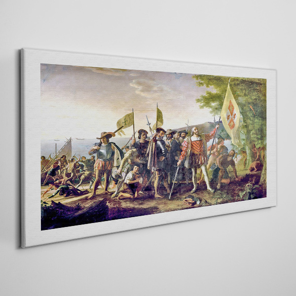 Tableau imprimé sur toile Conquête du Nouveau Monde