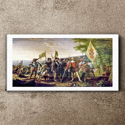 Tableau imprimé sur toile Conquête du Nouveau Monde