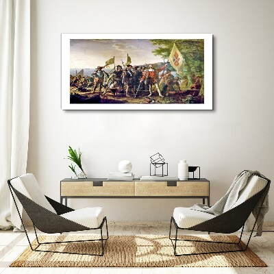 Tableau imprimé sur toile Conquête du Nouveau Monde
