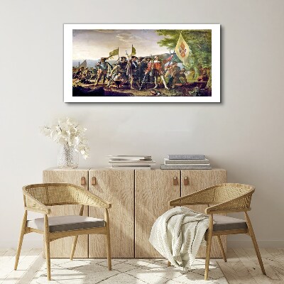 Tableau imprimé sur toile Conquête du Nouveau Monde