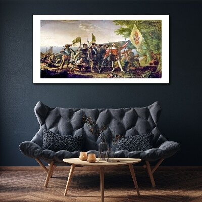 Tableau imprimé sur toile Conquête du Nouveau Monde