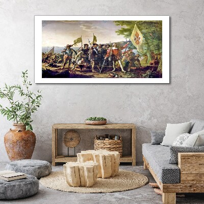 Tableau imprimé sur toile Conquête du Nouveau Monde