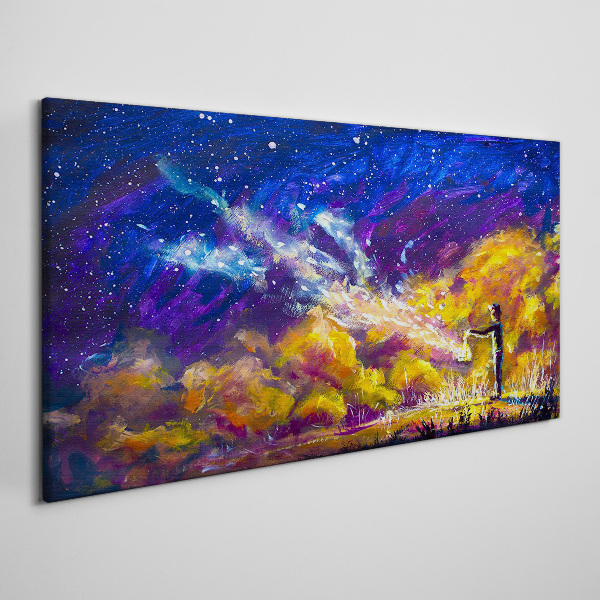 Tableau sur toile Une vision cosmique de la créativité