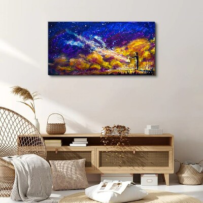 Tableau sur toile Une vision cosmique de la créativité