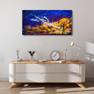 Tableau sur toile Une vision cosmique de la créativité