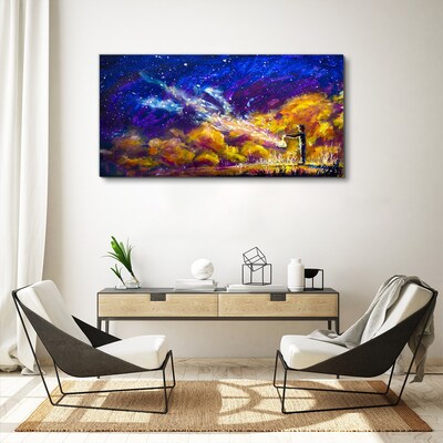 Tableau sur toile Une vision cosmique de la créativité
