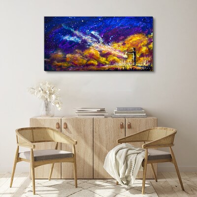 Tableau sur toile Une vision cosmique de la créativité