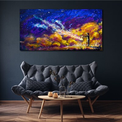 Tableau sur toile Une vision cosmique de la créativité