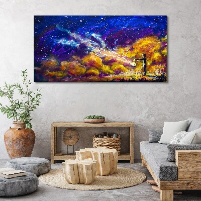 Tableau sur toile Une vision cosmique de la créativité