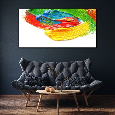 Tableau sur toile Tourbillon de peinture coloré