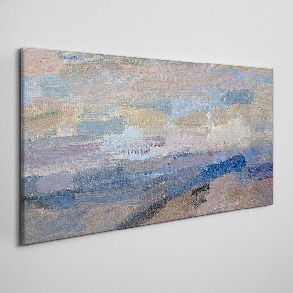 Tableau imprimé sur toile Ciel paisible au-dessus de la mer