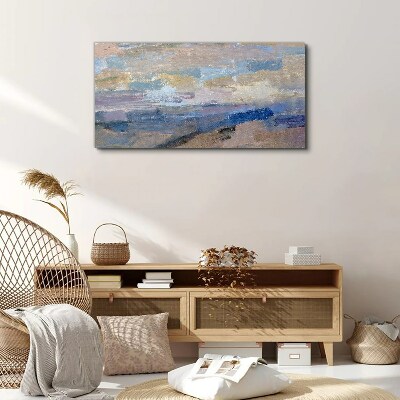 Tableau imprimé sur toile Ciel paisible au-dessus de la mer