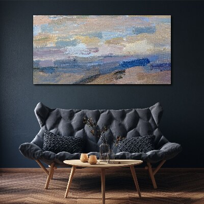 Tableau imprimé sur toile Ciel paisible au-dessus de la mer