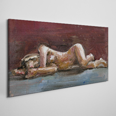 Tableau toile imprimée Un moment intime