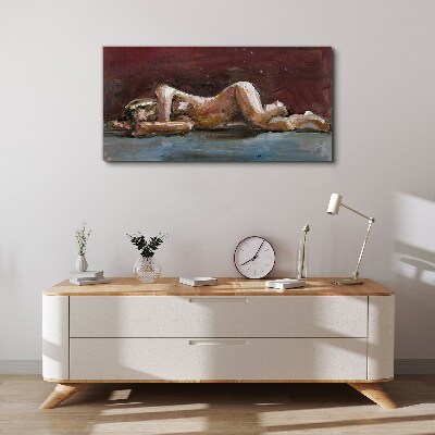 Tableau toile imprimée Un moment intime