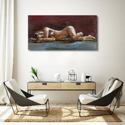 Tableau toile imprimée Un moment intime
