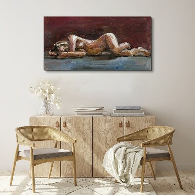 Tableau toile imprimée Un moment intime