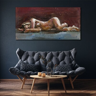 Tableau toile imprimée Un moment intime