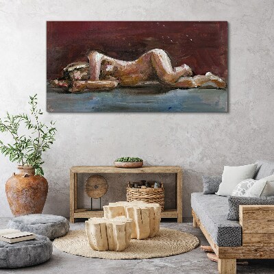 Tableau toile imprimée Un moment intime